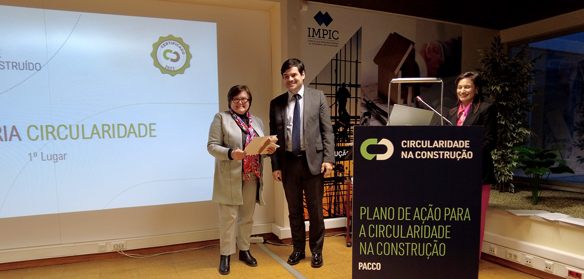 IP vence Prémio Sustentabilidade no Ambiente Construído 2022 