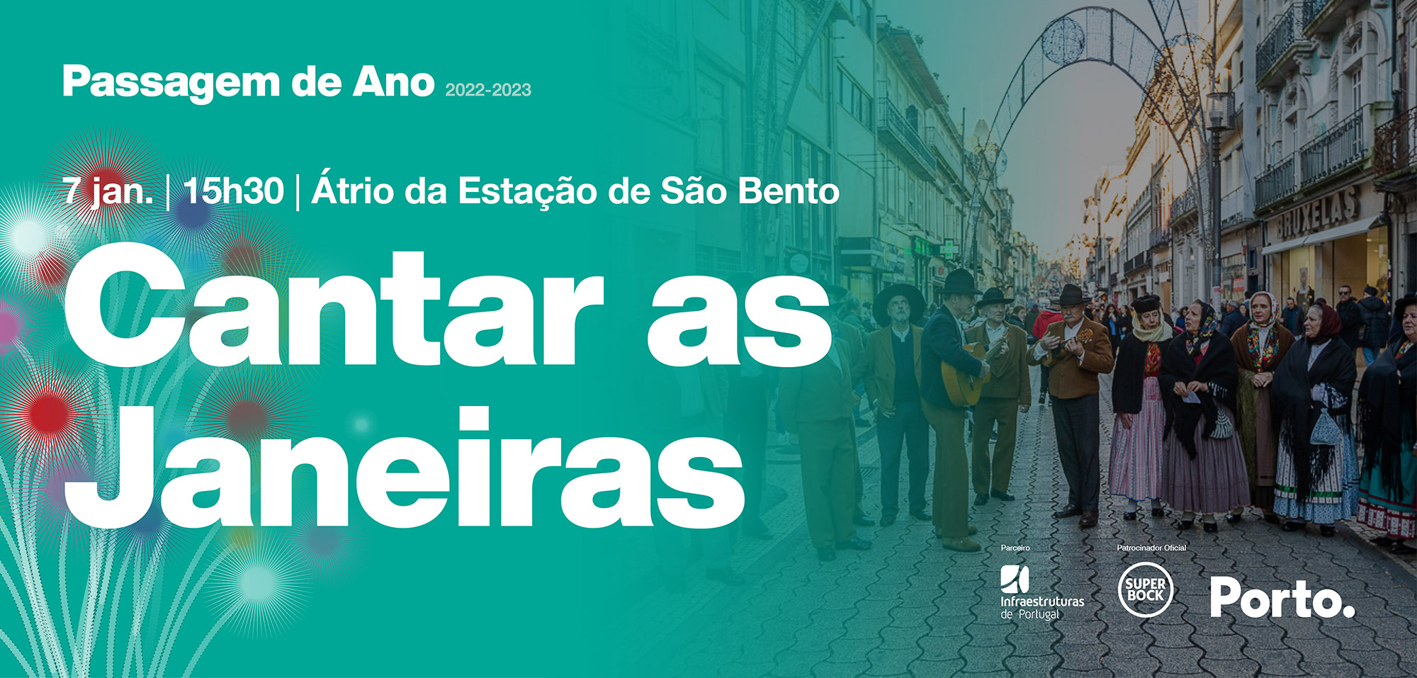 Cantar as Janeiras na Estação de São Bento