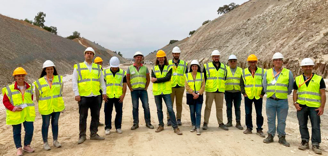 A IP realiza visitas a obras geotécnicas na Linha de Évora.