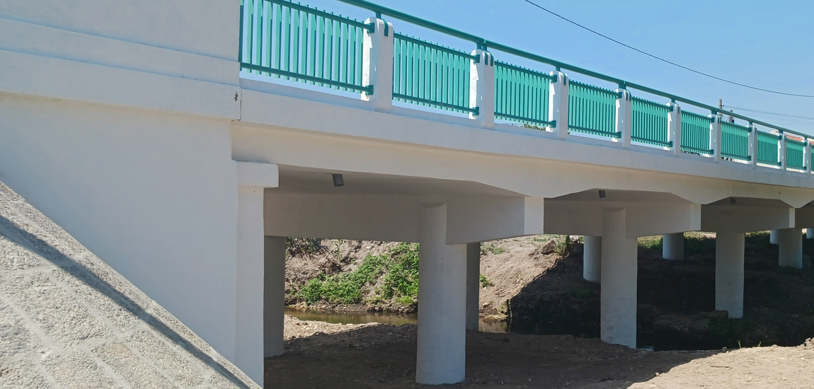 Detalhe da obra de reabilitação da Ponte sobre o Rio Torto: fotografia 2