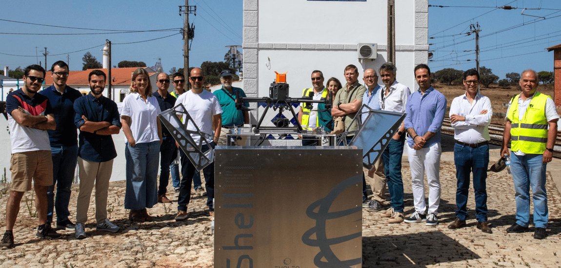 Fotografias da equipa durantes os Testes do projeto europeu RADIUS: fotografia 1