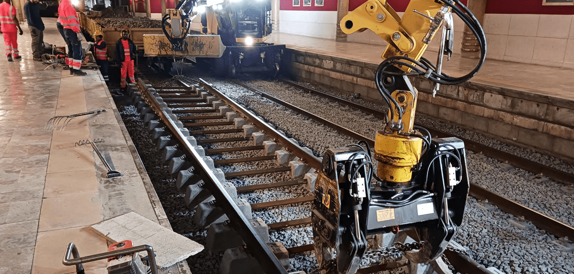 Reabilitação de linhas na Estação de St.ª Apolónia: fotografia 3