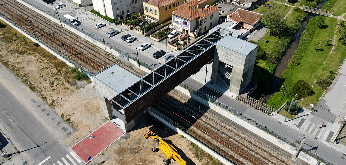 Imagem 1 Linha do Norte - Conclusão da empreitada de Reabilitação Integral de Via entre Espinho e Vila Nova de Gaia