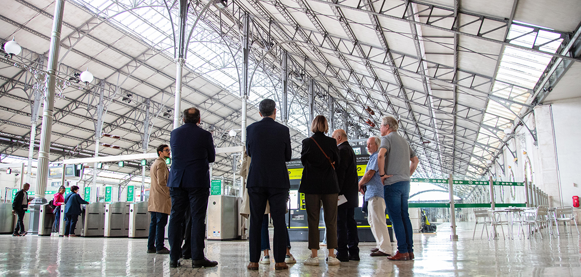  Grupo técnico da UIC do SMGG na Estação do Rossio