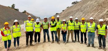 A IP realiza visitas a obras geotécnicas na Linha de Évora.